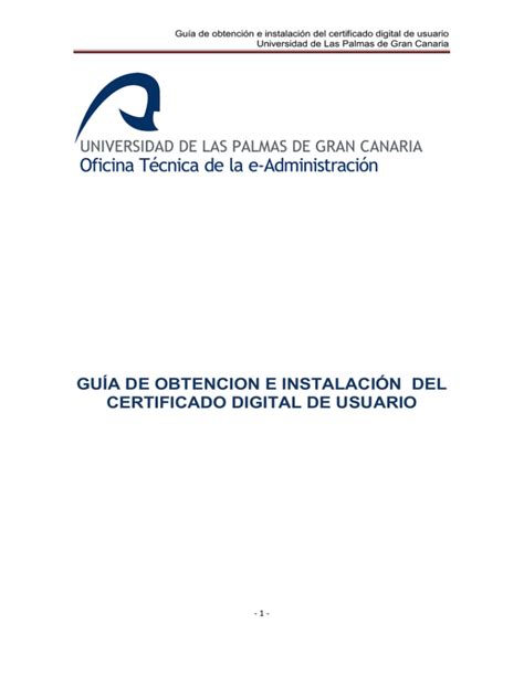 Guia Ayuda Obtenci N Certificado Digital