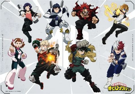 hero academia class   character visuals shitjustworks