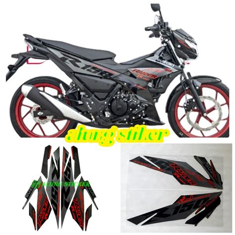 Jual Stiker Striping Lis Body Motor Suzuki Raider R Tahun Full