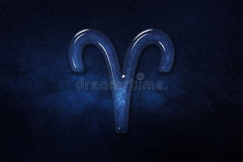 Aries Zodiac Sign Blue Sky Horoscope Astrology Background Aries