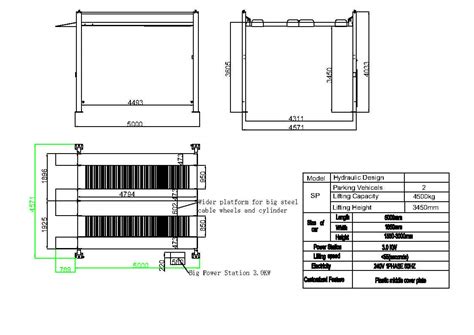 Double Wide Extra Tall Vehicle Lifts For Car Lifts Storage Lift Giant