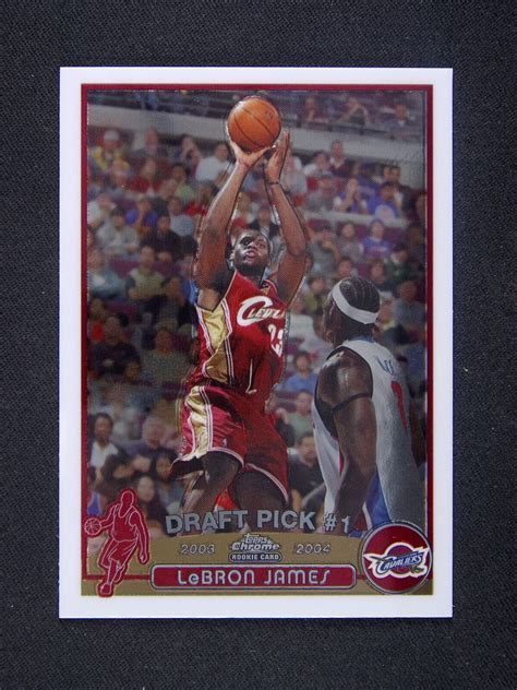 Topps Chrome Lebron James Rc Rookie Drift Pick