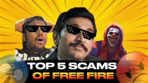 Top 5 Scams Of Garena Free Fire 😱😡😳 Youtube