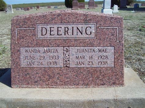 Juanita Mae Deering 1928 1938 Mémorial Find a Grave