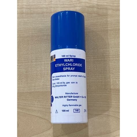 Latest Packing Walter Ritter Germany Ethylchloride Spray 100ml EXP