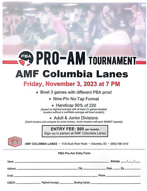 PBA Pro-AM Bowling Tournament - Southern TNBA & USBC Bowling Tournaments Information