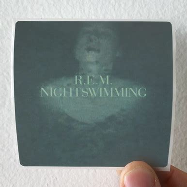 REM Nightswimming Album Cover Sticker