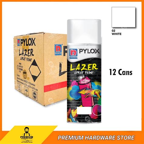 NIPPON Pylox Lazer Spray Paint 400cc 12 Cans Box Spray Aerosol Paint