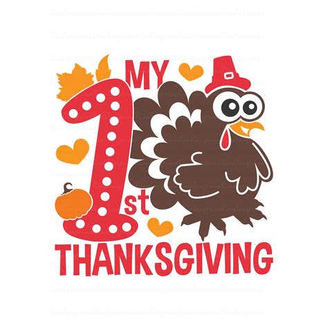 My First Thanksgiving Day Svg Turkey Svg Thanksgiving Day Svg Etsy