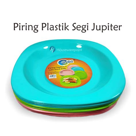 Jual Piring Plastik Segi Piring Makan Plastik Jupiter Piring