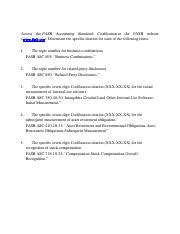 Unit Hw Docx Access The Fasb Accounting Standards Codification At