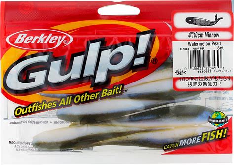 Berkley Gulp Minnow 4 Watermelon Pearl Sports And Outdoors