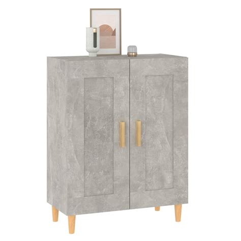 TIP Buffets bahuts Buffet Gris béton 69 5x34x90 cm Bois d