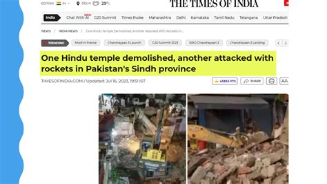 Solution 150 Year Old Hindu Temple Demolished In Karachi Studypool