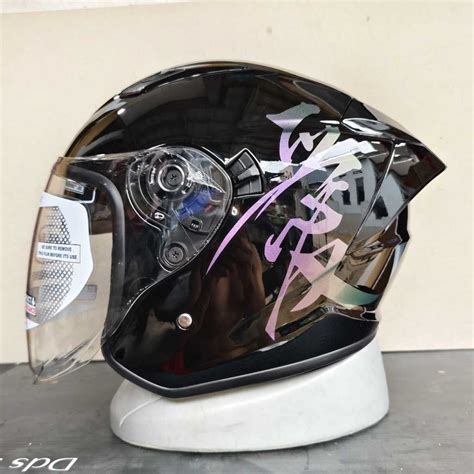 Jual Helm Nhk R Max Kanji Black Silver Pearl Shopee Indonesia