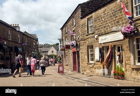 summer in Bakewell Derbyshire Stock Photo - Alamy