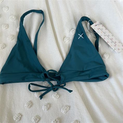 Women S Green Bikini And Tankini Tops Depop