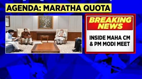 Watch Uddhav Thackeray And Ajit Pawar Meets Pm Modi On Maratha Quota