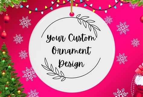 Custom Design Ornament Company Logo Ornament Custom Text - Etsy