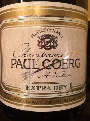 Paul Goerg Extra Dry Champagne Vivino Us