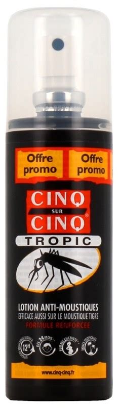 Cinq Sur Cinq Tropic Lotion Anti Moustiques 100 Ml