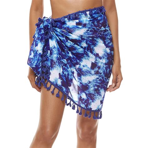 Zando Beach Cover Up Women Bikini Cover Ups Skirts With Tassels Swim