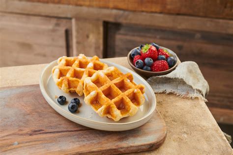 6 Brioche Waffles With Butter St Pierre USA Product