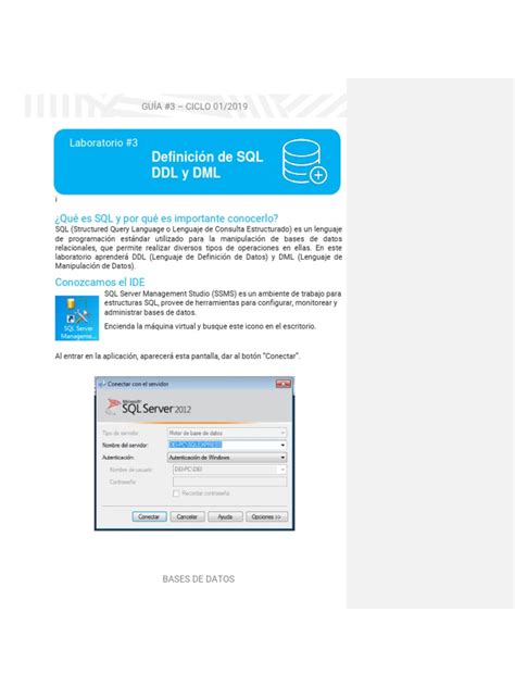 3 Sql Dml Ddl Pdf Sql Programación De Computadoras