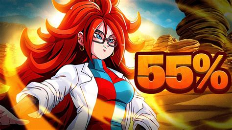 How Good Is Dokkanfest Android 21 With No Dupes 55 Level 1 Links Showcase Dokkan Battle