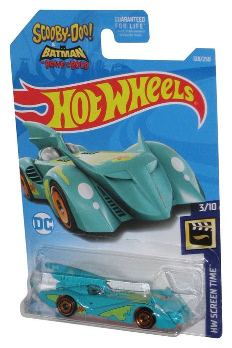 DC Batman Brave And The Bold Scooby Doo Batmobile Hot Wheels HW Screen Time Toy Car