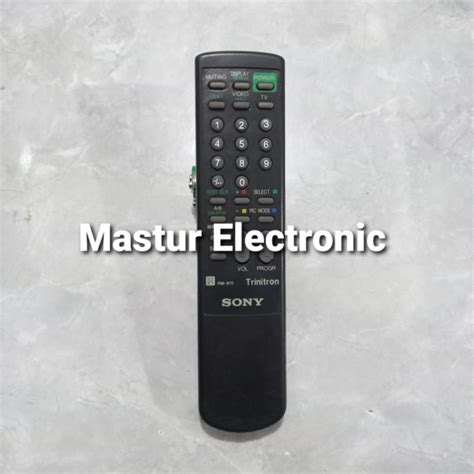 Jual Remote Remot Tv Sony Trinitron Tabung Rm Original Shopee