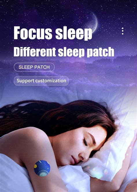 Transdermal Relief Stress Insomnia Deep Sleep Patch Melatonin Custom Natural Ingredients Help