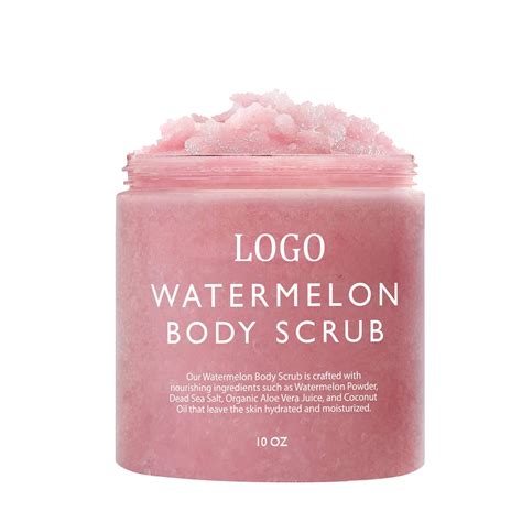 Wholesale Private Label Natural And Organic Age Defying Watermelon Body Scrub Buy Body Scrub