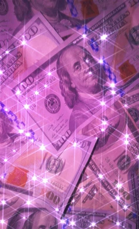 Sparkly Glitter Purple Pink Money Background Aesthetic Money Background Finance Sparkle