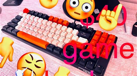 Havit 89 key mechanical keyboard (Jixian red, stock) - YouTube