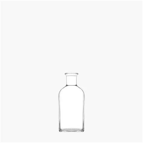 Vecchia Farmacia Quadra Glass Bottle For Spirits Vetroelite