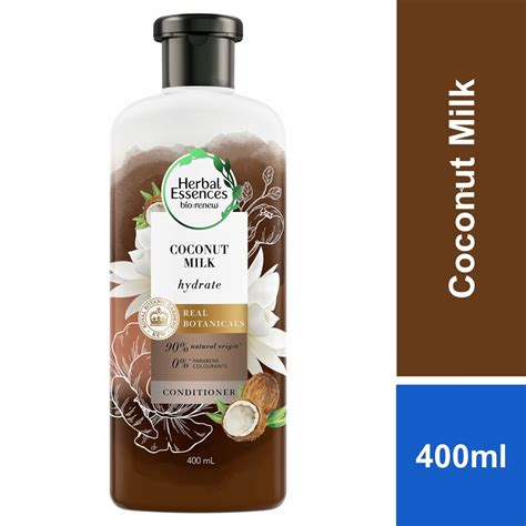 Herbal Essences Biorenew Hydrate Coconut Milk Conditioner 400ml Shopee Malaysia