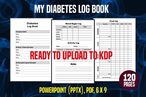 My Diabetes Log Book Kdp Interior