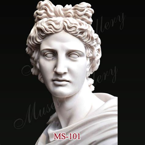 Famous Greek Marble Apollo Belvedere Bust Replica For Home Decor For