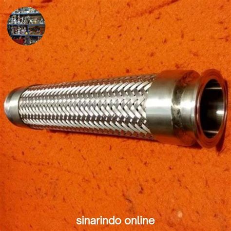 Jual Flexible Hose Joint Stainless Ss 304 21 2 20 Cm Ferrule