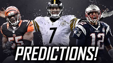 2017 18 Nfl Win Loss Record Predictions For Every Team Youtube