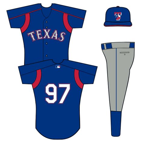 Texas Rangers Uniform - Practice Uniform - American League (AL) - Chris ...