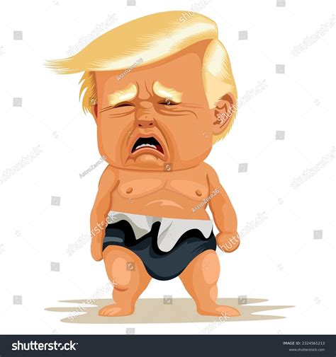 Donald Trump Baby Cartoon Over 5 Royalty Free Licensable Stock