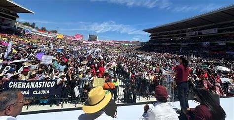 M S De Mil Personas Manifiestan Su Apoyo A Sheinbaum En El Morelos