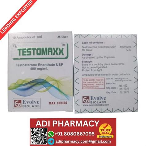 Testosterone Enanthate Usp 400 Mg At Rs 310 Ampoule Testosterone