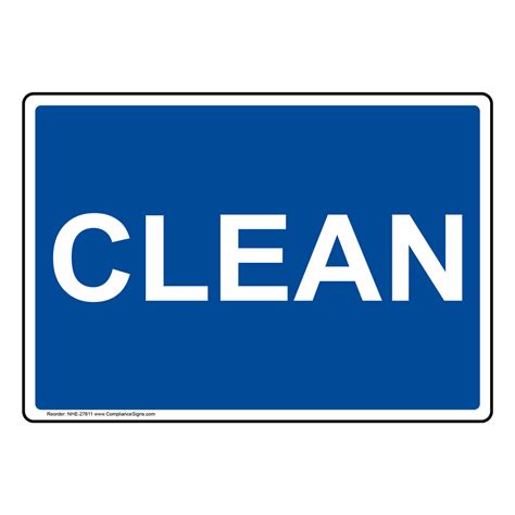 Clean Sign Nhe 27611