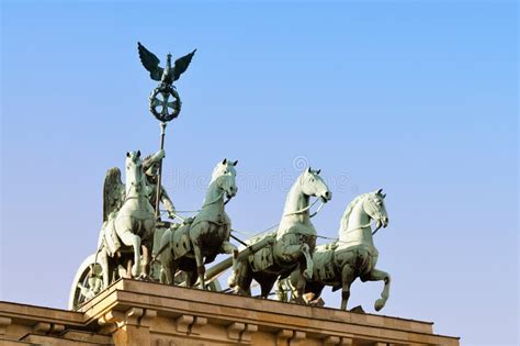 Brandenburger Tor, Quadriga Stock Photo - Image of europe, famous: 19856762