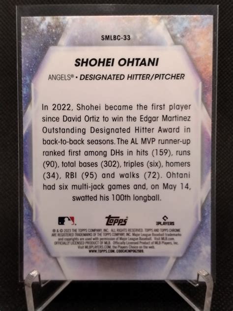 大谷翔平 クローム 2023 Topps Series 2 Stars Of Mlb Chrome Smlbc 33 Shohei