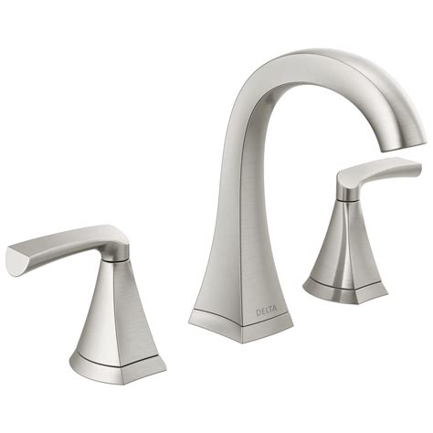 Two Handle Widespread Bathroom Faucet Recertified In Spotshield Brushed Nickel 35899lf Sp R