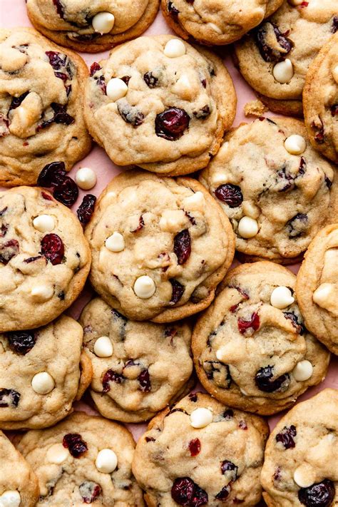 Soft White Chocolate Chip Cranberry Cookies Sallys Baking Addiction